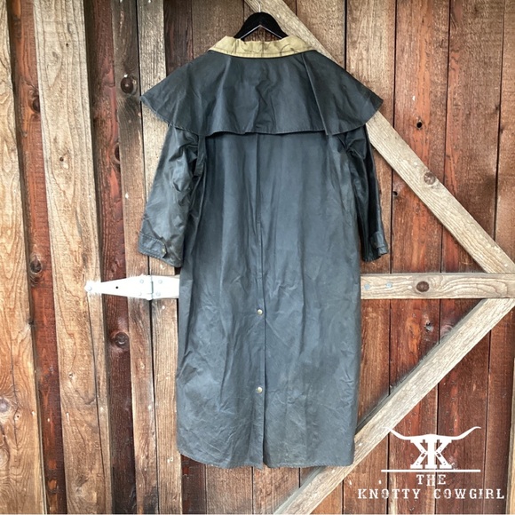 Koolah Oil Skin Long Jacket Sz SM - Picture 2 of 4